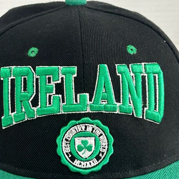 Ireland Design Cap Hat Unisex Snapback Navy Green The Best Country in the World - Picture 2 of 10